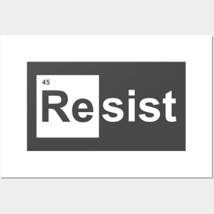 Resist the Element of 45 Posters and Art